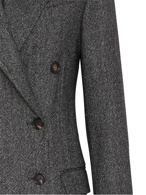 Dark grey virgin wool jacket BRUNELLO CUCINELLI | MB1277036C301